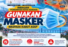 Kabut Asap Menyelimuti Kendari, Pemkot Kendari Imbau Warga Gunakan Masker