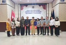 Kemenkum Sultra Harmonisasi Raperbup Buton tengah