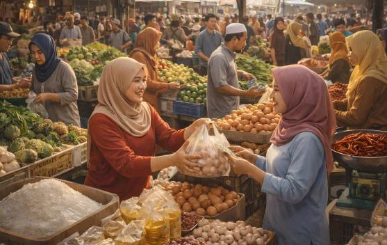 Update Harga Bahan Pokok Pasar Tradisional Kota Kendari