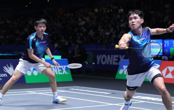 Raymond/Joaquin Singkirkan Fajar/Fikri di All England 2026