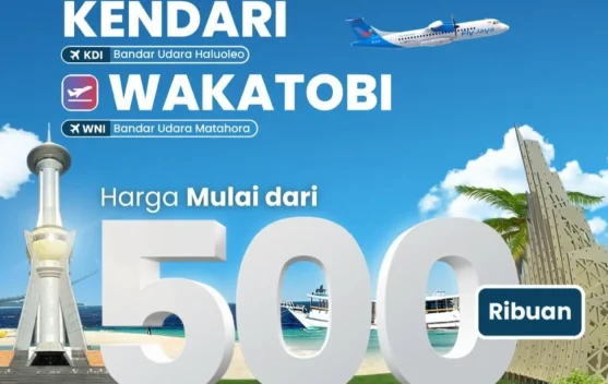 FlyJaya Promo Tiket Kendari - Wakatobi