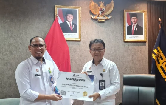 Kemenkum Sultra Laksanakan Koordinasi dengan BSK Hukum dan Raih Penghargaan