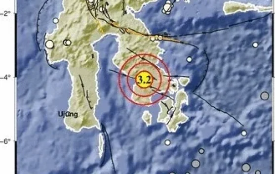 Kolaka Timur Diguncang Gempa Tektonik Berkekuatan 3.2