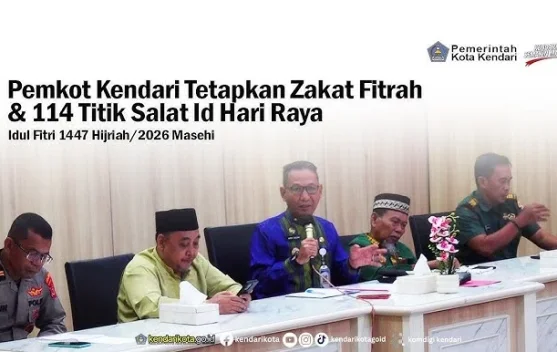 Pemkot Kendari Siapkan 114 Titik Salat Idul Fitri