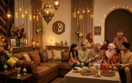 Sentuhan Cahaya Hangat untuk Ciptakan Atmosfer Lebaran yang Elegan