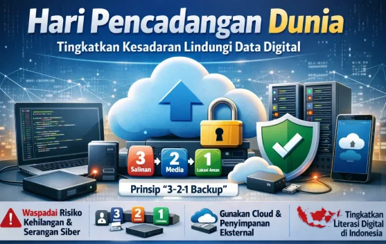 Hari Pencadangan Dunia, Momentum Tingkatkan Kesadaran Lindungi Data Digital