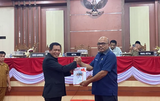 Mengikuti Paripurna DPRD Kemenkum Sultra Kawal Akuntabilitas Pemerintahan
