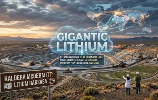 Litium Raksasa di Kaldera McDermitt Berpotensi Ubah Peta Energi Dunia ...