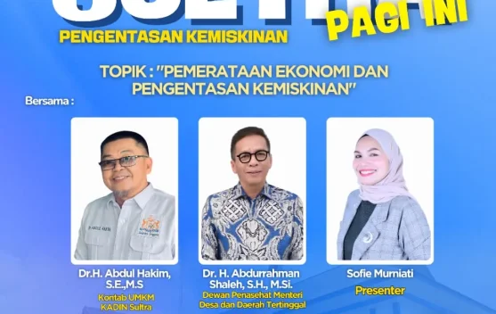 Kemiskinan Bukan Sekadar Angka, Sultra Pagi Ini Kupas Pemerataan Ekonomi