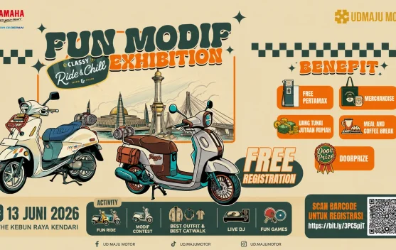 Classy Ride & Chill Fazzio di Kendari, Ada Fun Ride dan Kontes Modifikasi