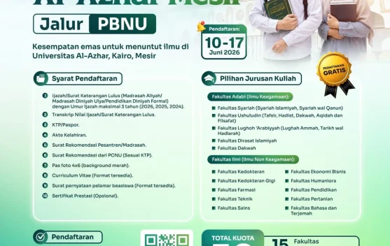 Dari Kendari  ke Kairo: PBNU Buka Jalur Santri kuliah di Al Ashar