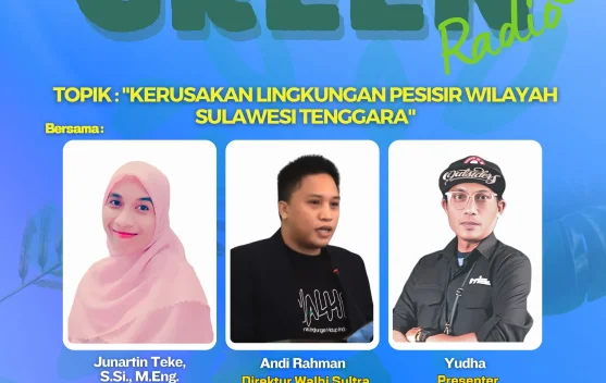 RRI Kendari Kupas Tuntas Kerusakan Pesisir Sultra lewat Green Radio