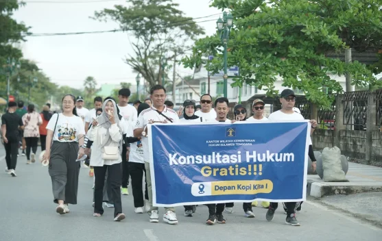 Kanwil Kemenkum Sultra Berikan Penyuluhan Hukum Gratis kepada Masyarakat