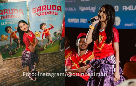 Quinn Salman Hidupkan Garuda di Dadaku lewat Musik