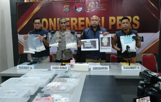 Polda Sultra Ungkap Dua Kasus Narkotika, Sita 3 Kg Sabu
