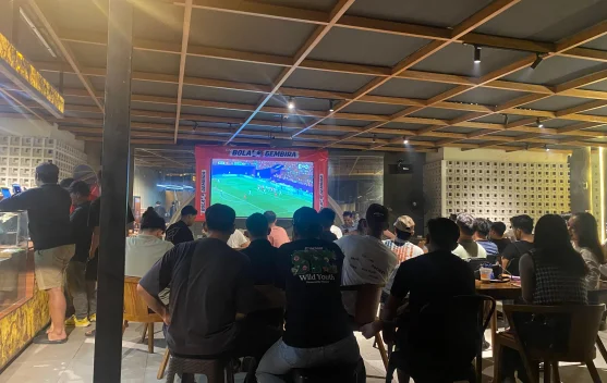 Antusiasme Nobar Piala Dunia 2026 Terlihat di Kendari