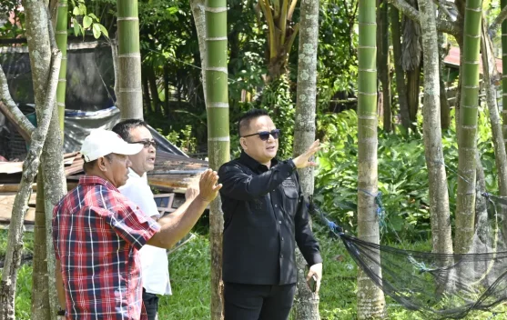 Kakanwil Kemenkum Sultra Tinjau Aset Tanah Kementerian Hukum di Konawe Utara
