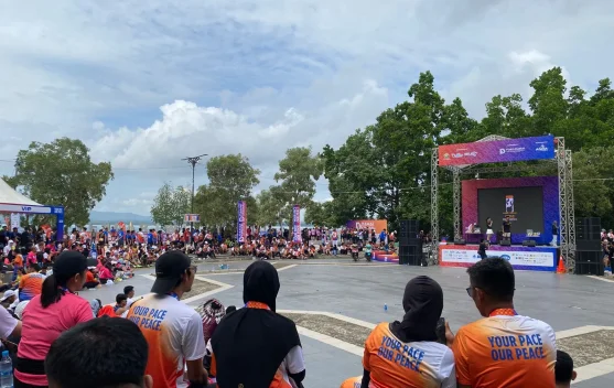 Damai Half Marathon 2026, Ribuan Pelari Ramaikan Kendari
