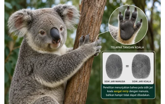 Mengapa Sidik Jari Koala Mirip Sidik Jari Manusia