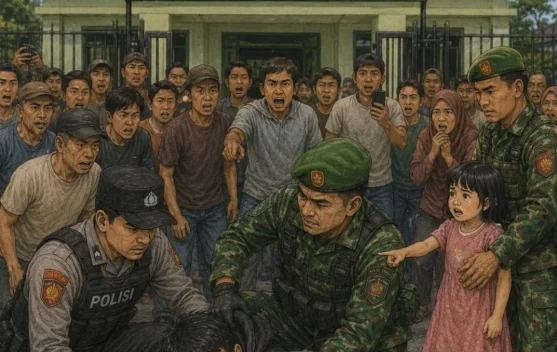 Balita Tiga Tahun di Rawua Disandera Pake Pisau, Aksi Cepat Babinsa Tuai Pujian