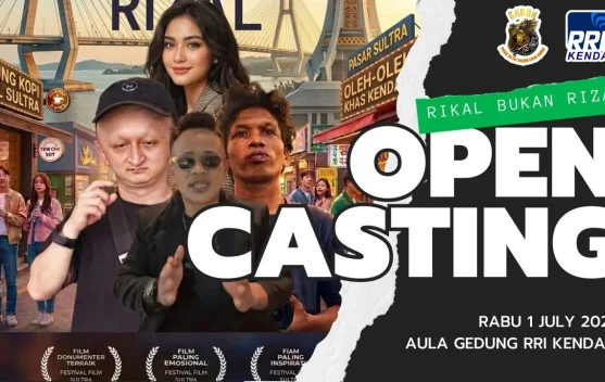 Audisi Film Lokal Garapan Alex Pagibali Dimulai di Aula RRI Kendari