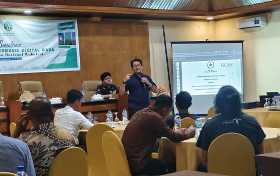 Kemenhut Sosialisasi Layanan Digital Wisata Alam di Taman Nasional Wakatobi