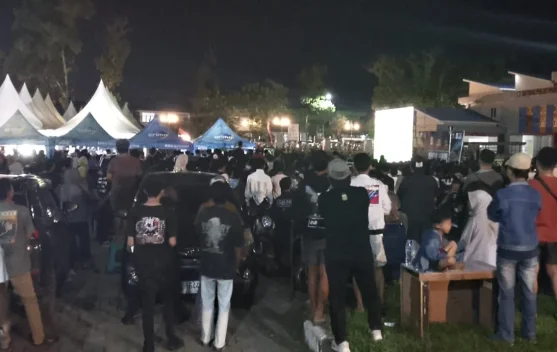 Satpol PP Kota Kendari Gelar Nobar dan Pasar Murah di  Final Piala Dunia 2026