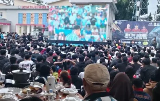 Gubernur Sultra dan Wali Kota Kendari Nobar Final Piala Dunia 2026 Bersama Warga