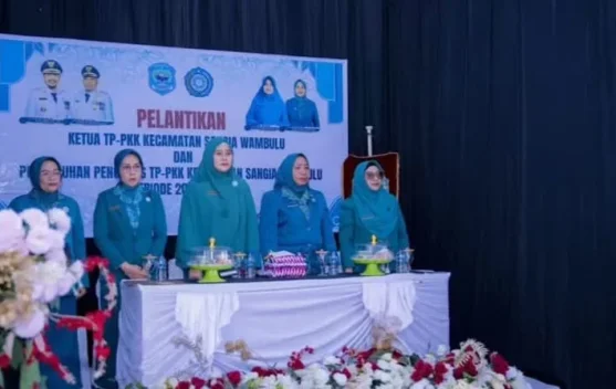 TP-PKK Buteng Kukuhkan Pengurus PKK Kecamatan Sangia Wambulu