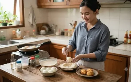 Telur Rebus Crispy, Inovasi Olahan Sederhana Jadi Sajian Kekinian yang Menggoda