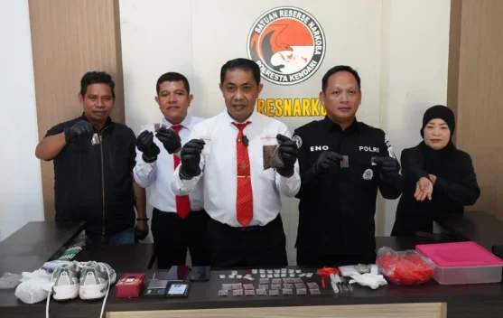 Dua Pemain Narkoba Ditangkap Polresta Kendari Bersama Barang Bukti