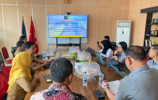 Kemenkum Sultra Harmonisasi Raperbup Buton tentang Standar Pelayanan Puskesmas