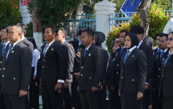 Puncak Hari Pengayoman ke-81 Kanwil Kemenkum Sultra Gelar Upacara.