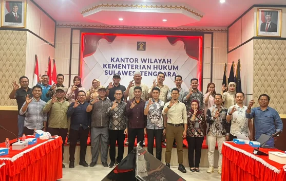 Kanwil Kemenkum Sultra Terima Konsultasi DPRD Buton tengah Soal Raperda Perumda