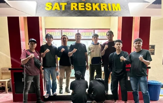 Polisi Tangkap Dua Pencuri Besi Pagar Alun-Alun Kota Raha