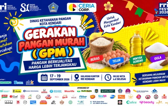 Gerakan Pangan Murah Hadir di RRI Fest 2026