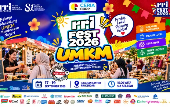RRI Fest 2026 Hadirkan Bazar UMKM, Dorong Produk Lokal Naik Kelas