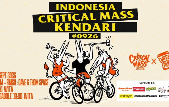 Indonesia Critical Mass #0926 Hadir di Kendari, Ajak Warga Kendari Bersepeda