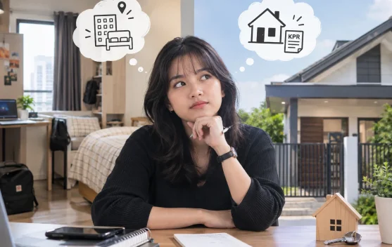 Anak Muda Pilih Mana: Lanjut Ngekos atau Ambil KPR?