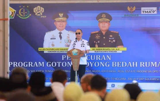 Gotong Royong Bedah Rumah Sasar 200 Hunian bagi Warga Sultra