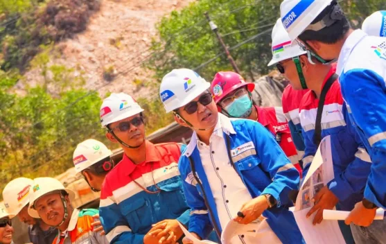 Bupati Kolaka Tinjau Lokasi Pembangunan Kantor Elnusa Petrofin