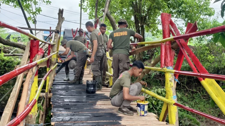 Bangun Jembatan Nanganae Wujud Nyata Kepedulian  Akses Warga