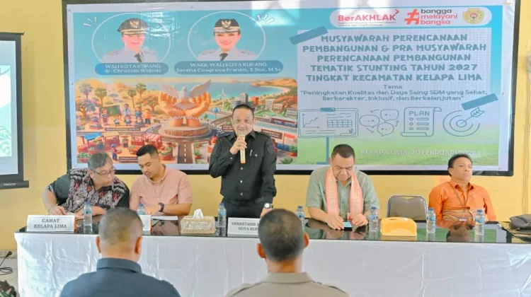 Sekda Kota Kupang Buka Musrenbang Kelapa Lima 2026