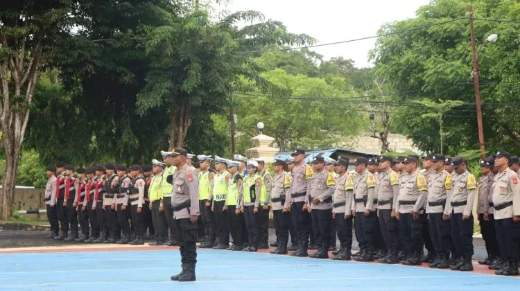 Apel Pimpinan, Kapolres Rote Ndao Tegaskan Komitmen Pelayanan