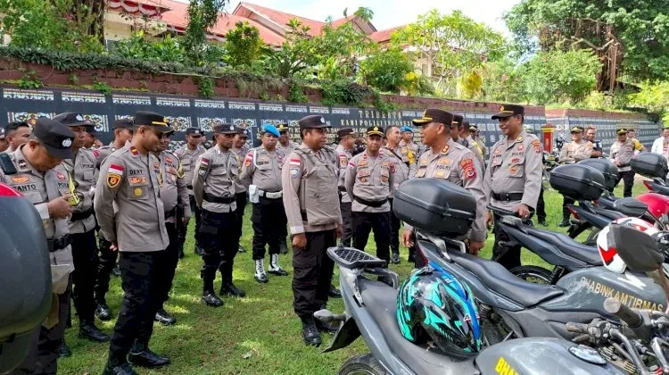 Kapolres Rote Ndao Pastikan Kendaraan Bhabinkamtibmas Siap Operasi