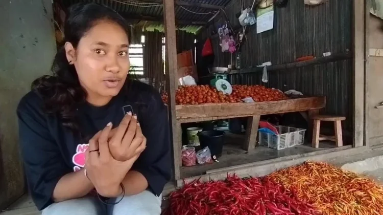 jelang lebaran, harga cabai soe stabil