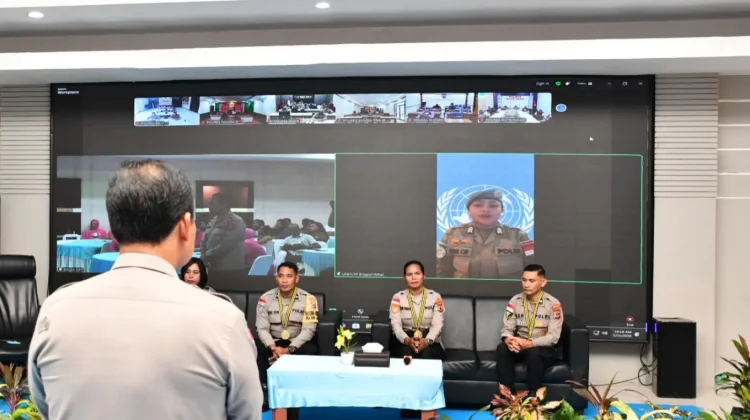 Apresiasi Brigpol Wihelmina Manafe Tergabung FPU di Sudan