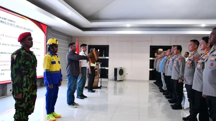 Kapolda NTT Pimpin Apel Siaga Kamtibmas untuk Indonesia
