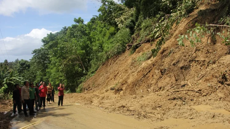 Wakil Bupati Sumba Barat Tinjau Jalan Raka Longsor di Harona Kalla