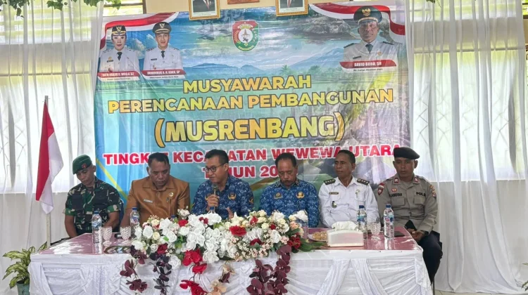 Wabup SBD Buka Musrenbang Wewewa Utara 2027